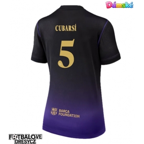 Barcelona Pau Cubarsi #5 Dámské Venkovní Dres 2026-27 Krátký Rukáv Barcelona Pau Cubarsi #5 Dámské Venkovní Dres 2026-27 Krátký Rukáv